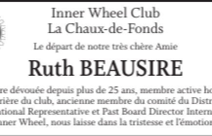 Ruth Beausire, 22 août 2021