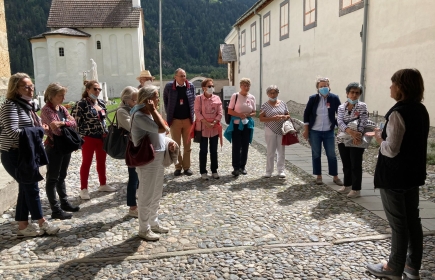 Der IW Club Rätia besucht das UNESCO Kulturerbe Kloster Müstair